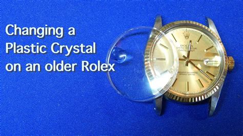 rolex plastic replacement